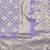 Lavender zari woven banarasi silk blend traditional saree with blouse piece