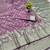 Wine zari woven banarasi silk blend traditional saree with blouse piece