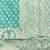 Blue zari woven banarasi silk blend traditional saree with blouse piece