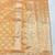 Mustard zari woven banarasi silk blend traditional saree with blouse piece