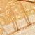 Mustard zari woven banarasi silk blend traditional saree with blouse piece