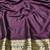 Wine zari woven banarasi silk blend traditional saree with blouse piece