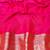 Rani pink zari woven banarasi silk blend traditional saree with blouse piece