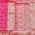 Rani pink zari woven banarasi silk blend traditional saree with blouse piece