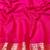 Rani pink zari woven banarasi silk blend traditional saree with blouse piece