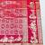 Rani zari woven banarasi silk blend traditional saree with blouse piece