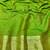 Green zari woven banarasi silk blend traditional saree with blouse piece
