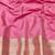 Pink zari woven banarasi silk blend traditional saree with blouse piece