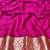Purple zari woven banarasi silk blend traditional saree with blouse piece