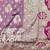 Purple zari woven banarasi silk blend traditional saree with blouse piece