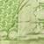Liight green zari woven banarasi silk blend traditional saree with blouse piece