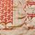Orange zari woven banarasi silk blend traditional saree with blouse piece