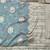 Light blue zari woven banarasi silk blend traditional saree with blouse piece