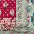 Rani zari woven banarasi silk blend traditional saree with blouse piece