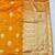 Gold zari woven banarasi silk blend traditional saree with blouse piece
