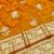 Gold zari woven banarasi silk blend traditional saree with blouse piece