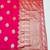 Pink zari woven banarasi silk blend traditional saree with blouse piece