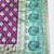 Wine zari woven patola silk blend traditional saree with blouse piece