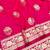 Pink zari woven banarasi silk blend traditional saree with blouse piece