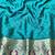 Wine zari woven patola silk blend traditional saree with blouse piece