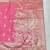 Pink zari woven banarasi silk blend traditional saree with blouse piece