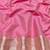 Pink zari woven banarasi silk blend traditional saree with blouse piece