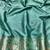 Green zari woven patola silk blend traditional saree with blouse piece