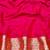 Rani zari woven banarasi silk blend traditional saree with blouse piece