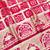 Rani zari woven patola silk blend traditional saree with blouse piece