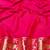 Rani zari woven patola silk blend traditional saree with blouse piece