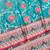 Blue zari woven banarasi silk blend traditional saree with blouse piece