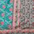 Blue zari woven banarasi silk blend traditional saree with blouse piece
