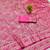 Pink zari woven banarasi silk blend traditional saree with blouse piece