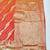 Pink zari woven silk blend traditional saree with blouse piece
