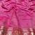 Pink zari woven banarasi silk blend traditional saree with blouse piece