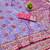 Purple zari woven banarasi silk blend traditional saree with blouse piece