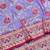 Purple zari woven banarasi silk blend traditional saree with blouse piece