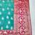 Blue zari woven banarasi silk blend traditional saree with blouse piece