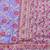 Purple zari woven banarasi silk blend traditional saree with blouse piece