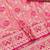 Pink zari woven banarasi silk blend traditional saree with blouse piece