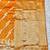 Gold zari woven banarasi silk blend traditional saree with blouse piece