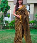 green maheshwari silk saree
