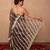 purple kota tissue saree with gota work pallu