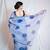 blue kota doria saree with unstitched