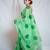 green kota doria saree with unstitched