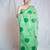 green kota doria saree with unstitched