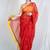 ruby radiance red embroidered kota doria saree