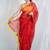 ruby radiance red embroidered kota doria saree