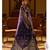 Navy Blue Art Silk Embroidered Lehengas