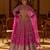Rani Pink Art Silk Embroidered Lehengas